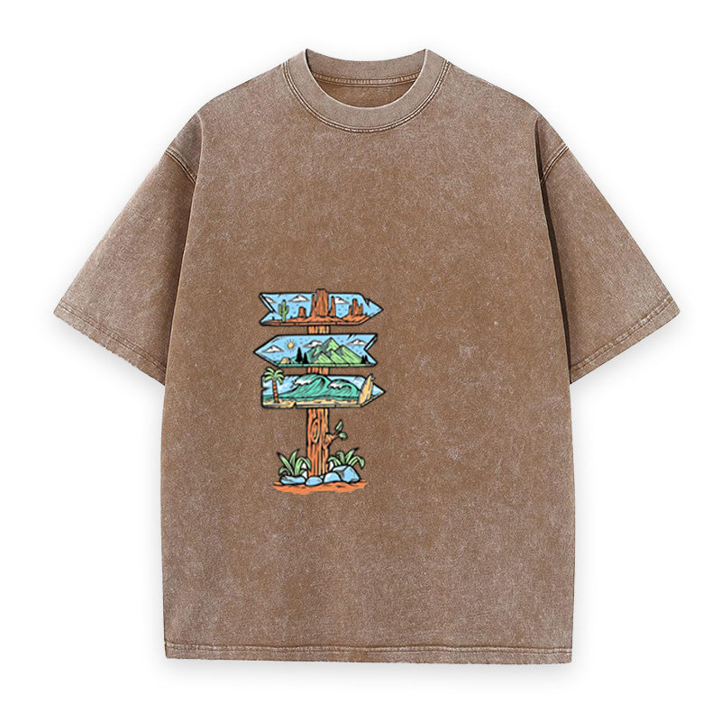 Adventure Signpost Unisex Tee