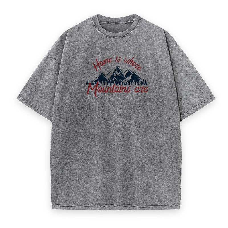 Home Is Where The Mountains Are Unisex Tee