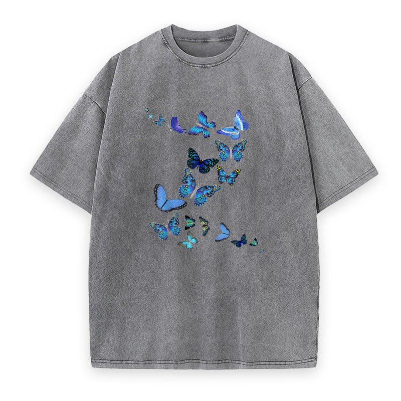 Blue Butterflies Unisex Tee