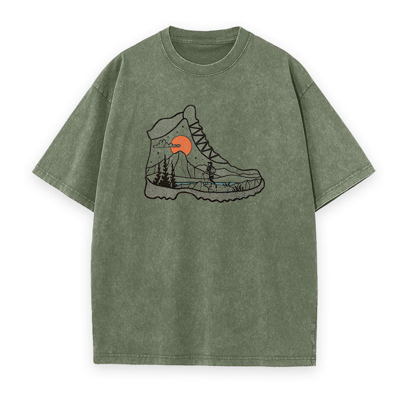 Hiking Boot Unisex Tee