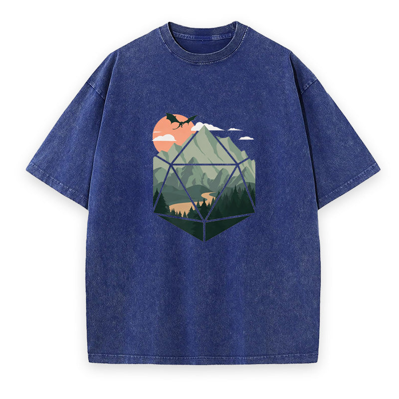 Dice Mountain Unisex Tee