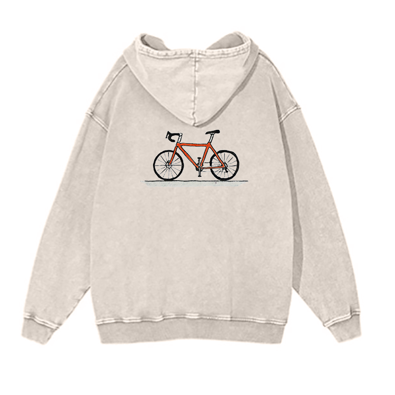 Red road bike Back design hoodies