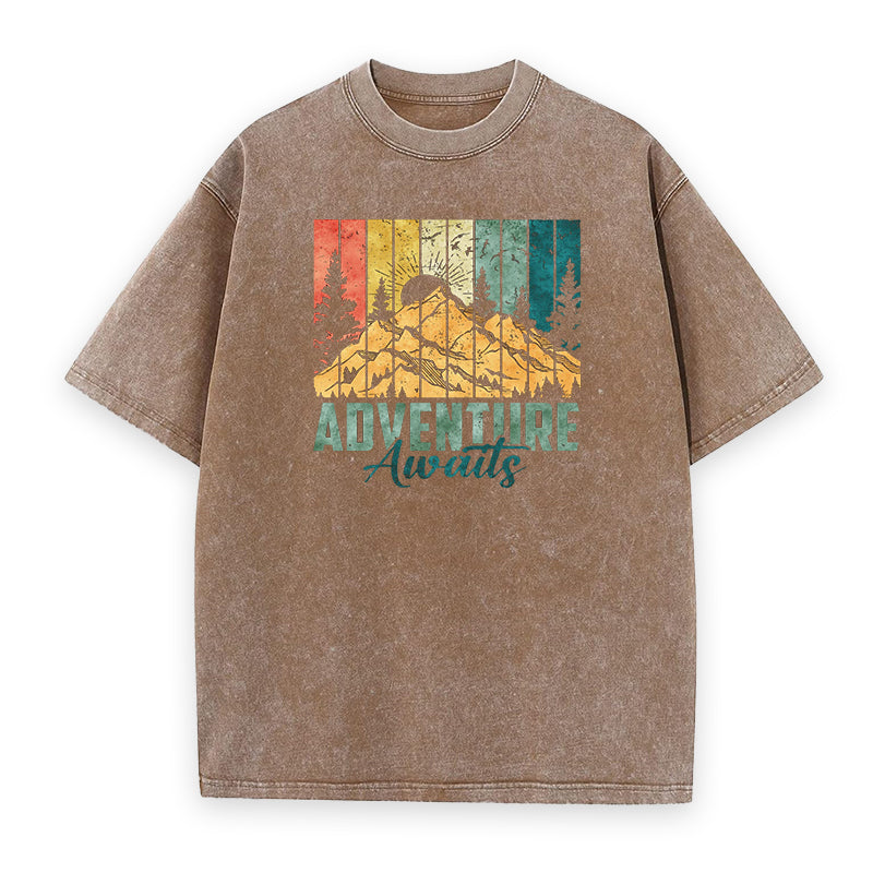 Retro Adventure Awaits Tee