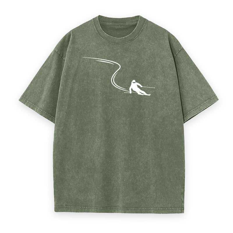 Skiing Lines Unisex Tee