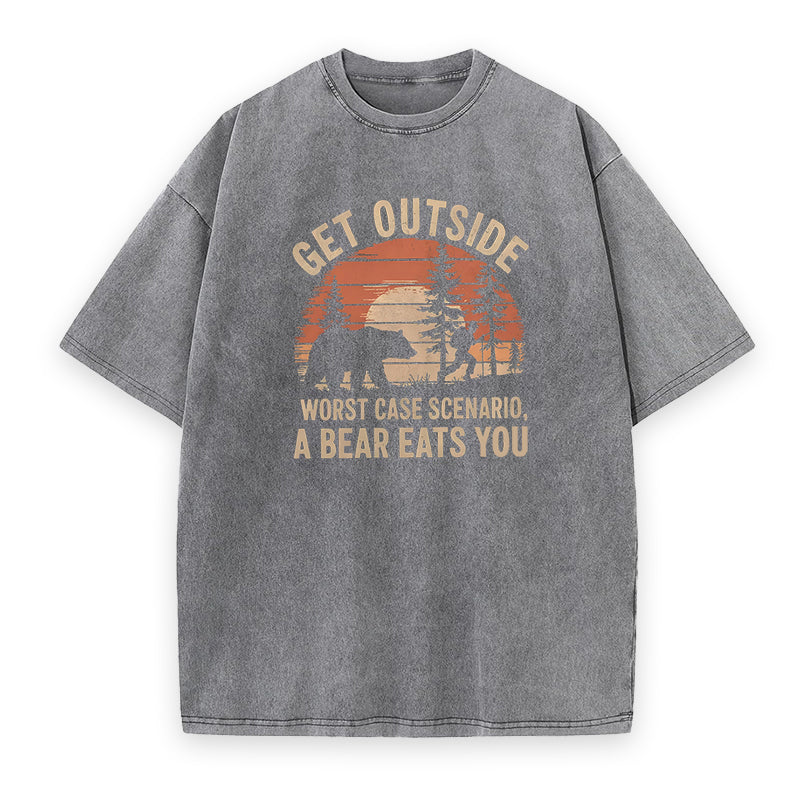 Go Outside Worst Case Scenario Unisex Tee