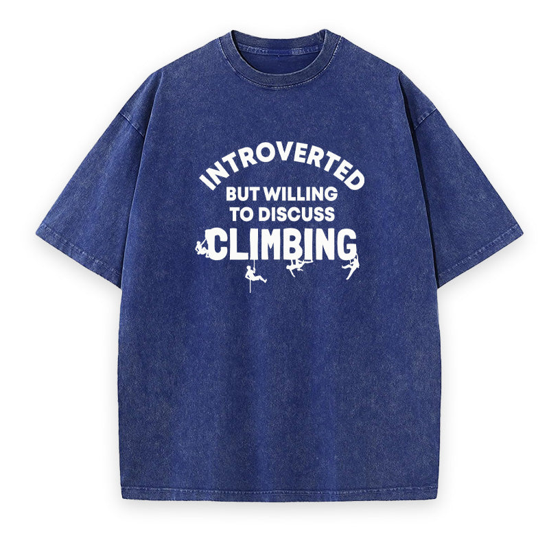 Funny Rock Climbing Unisex Tee
