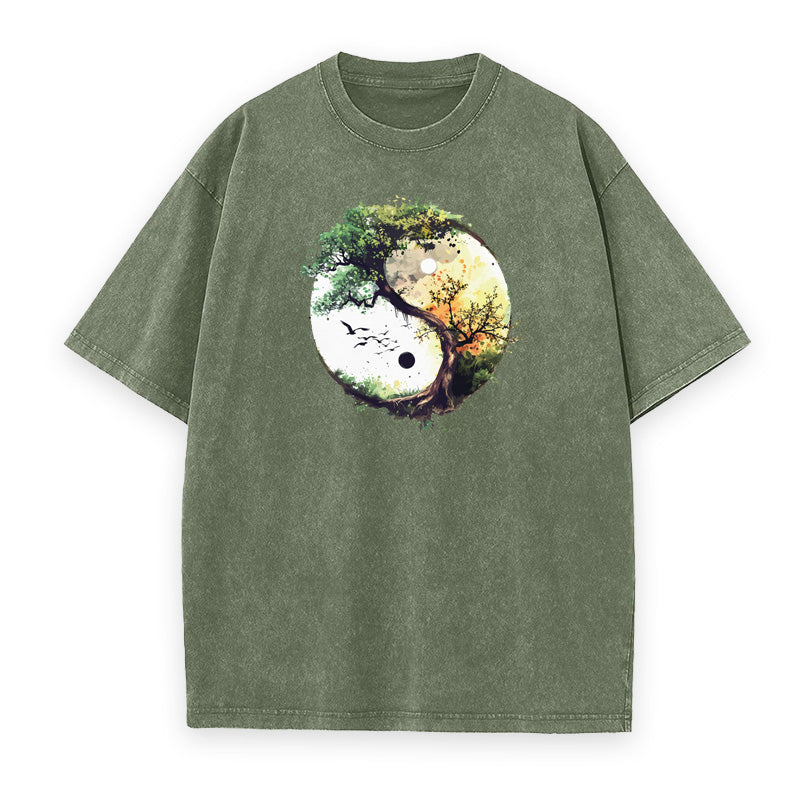 Yin Yang Tree Unisex Tee
