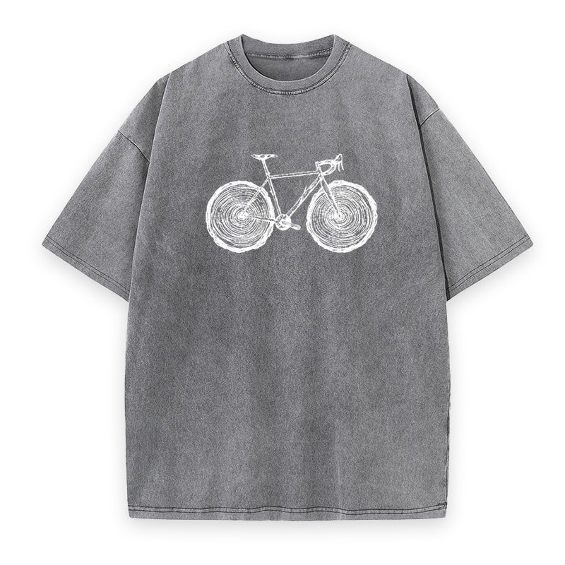 Sequoia Tree Branch Cyclocross Bicycle Unisex Tee