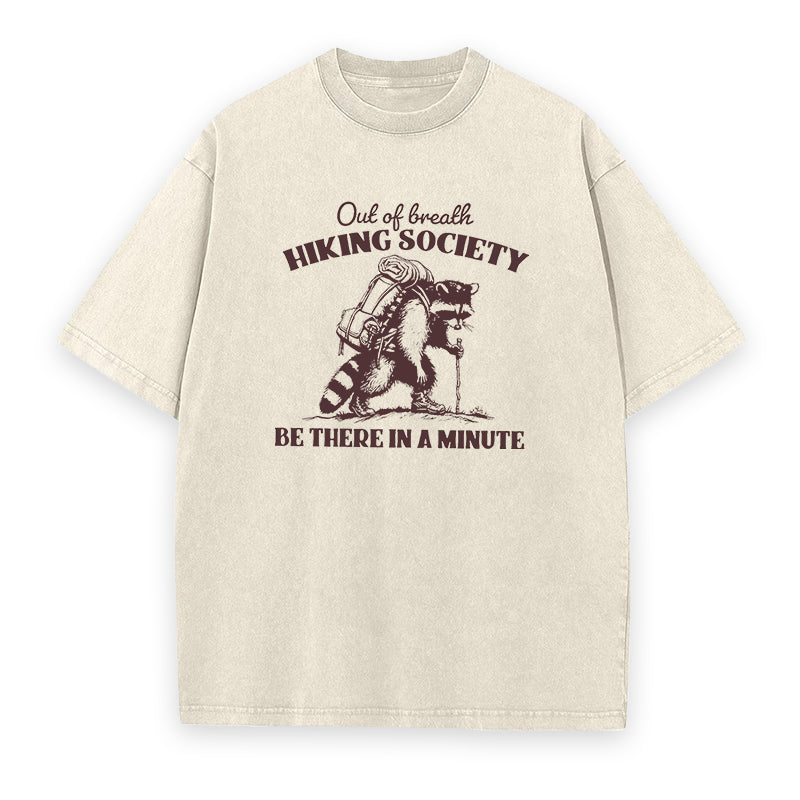 Out of Breath Hiking Society Unisex Tee
