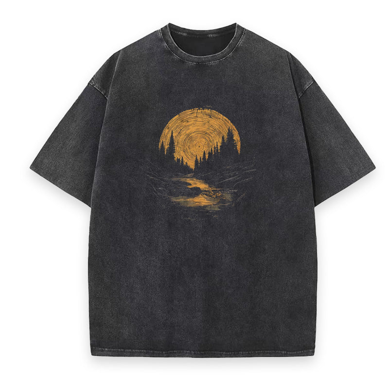Tree Ring Forest Unisex Tee