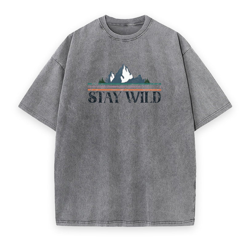 Stay Wild Mountain Unisex Tee