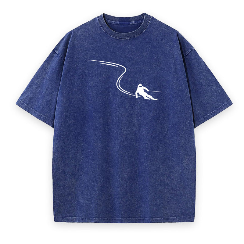 Skiing Lines Unisex Tee