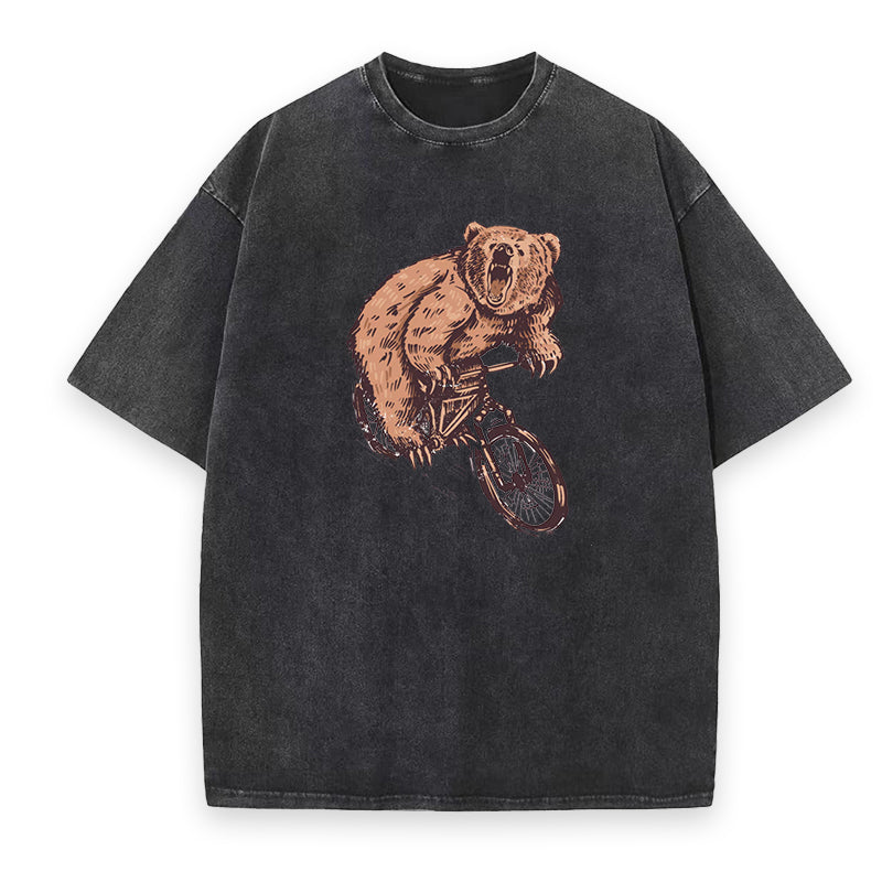 Bear On Bike Unisex Tee