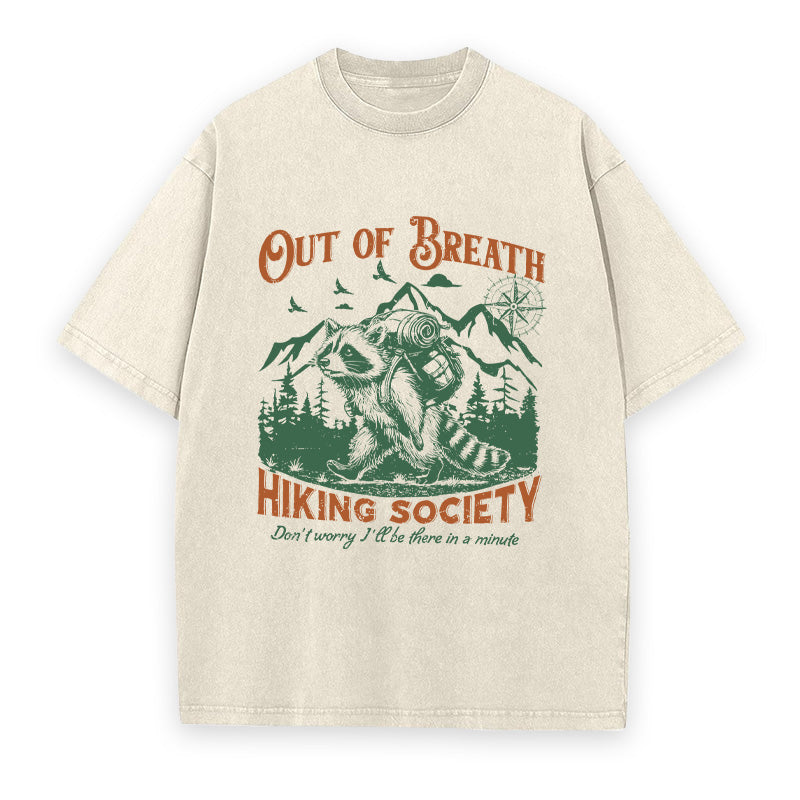 Out of Breath Hiking Society Unisex Tee
