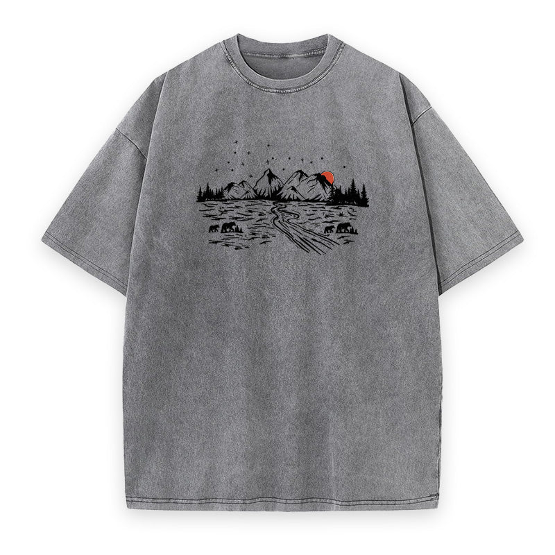 Mountain Silhouette Unisex Tee