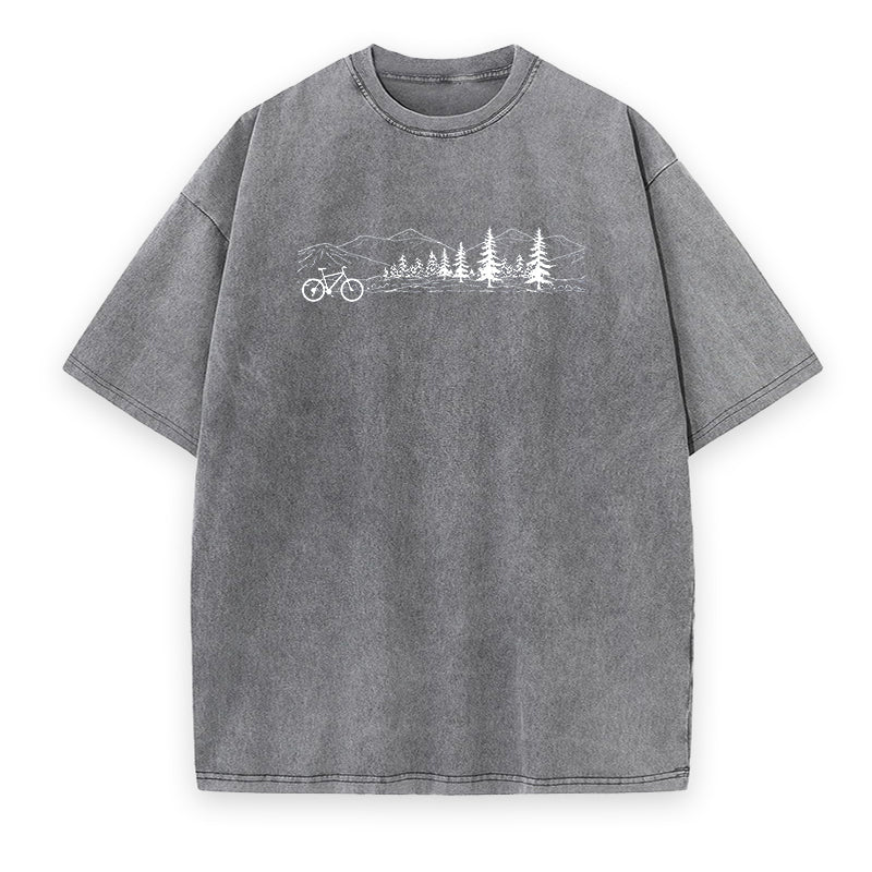 Pedal to the Peaks and Pines Unisex Tee