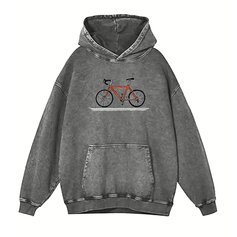 Red road bike hoodies