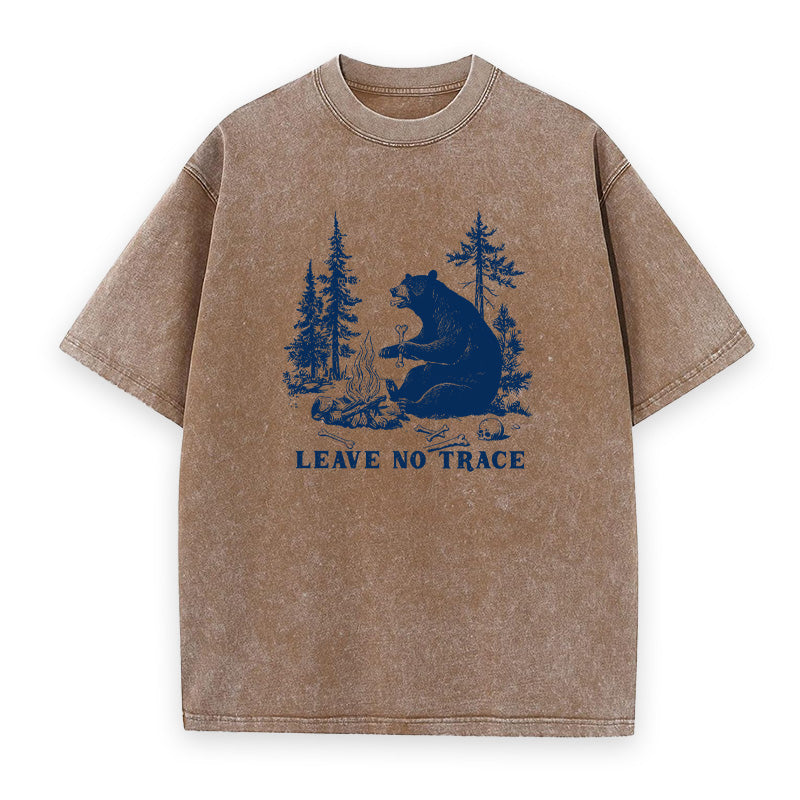 Funny Bear Eating Human Unisex Tee