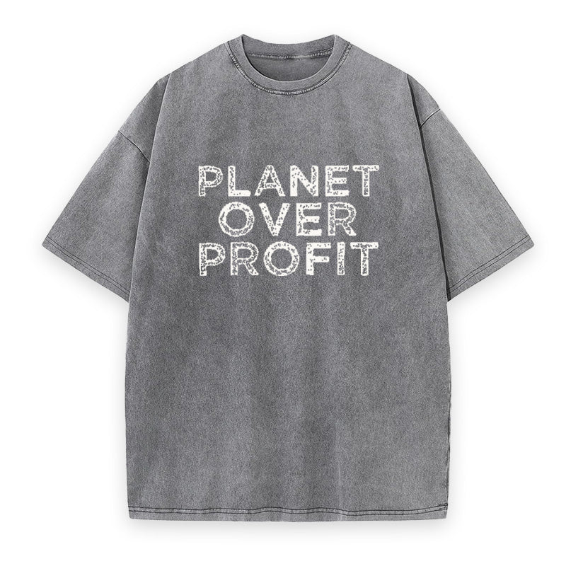 Planet Over Profit Unisex Tee