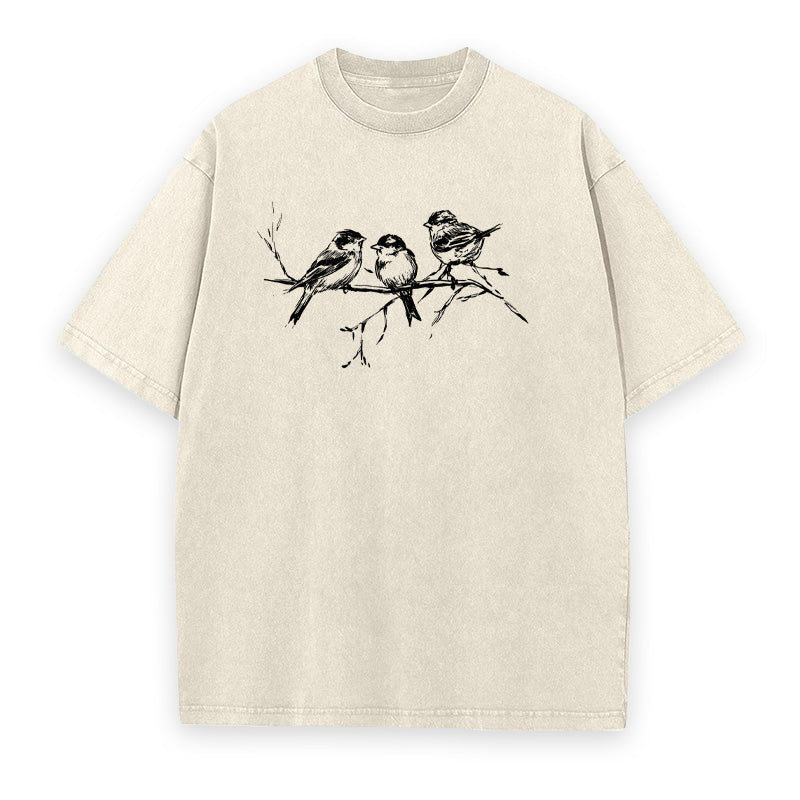 Chickadee Bird Unisex Tee