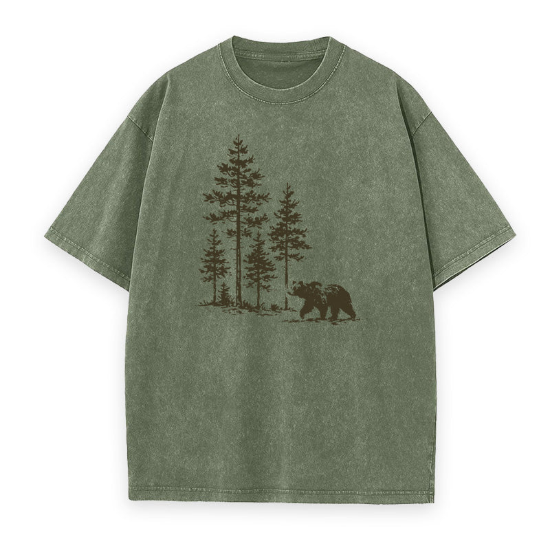 Pine Forest Bear Unisex Tee