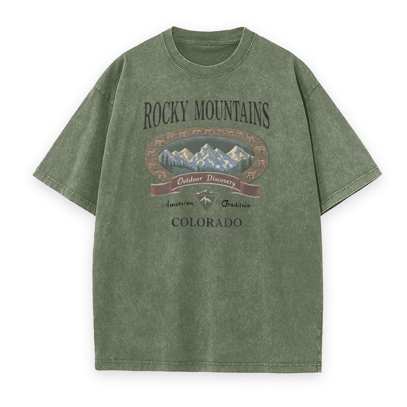 Rocky Mountains Colorado Unisex Tee