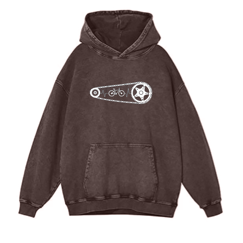 Cycling Heartbeat Bicycle hoodies