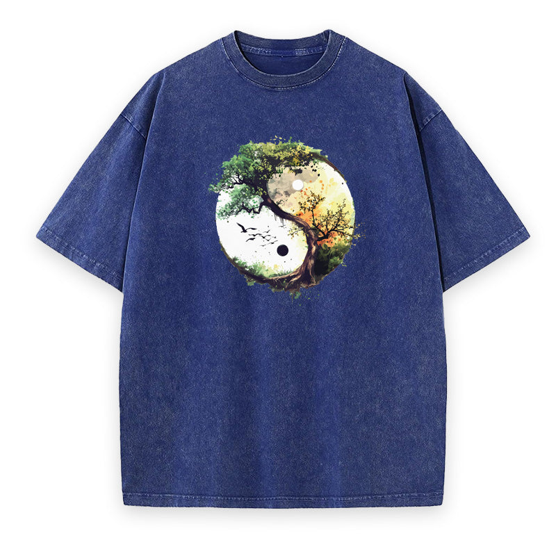Yin Yang Tree Unisex Tee