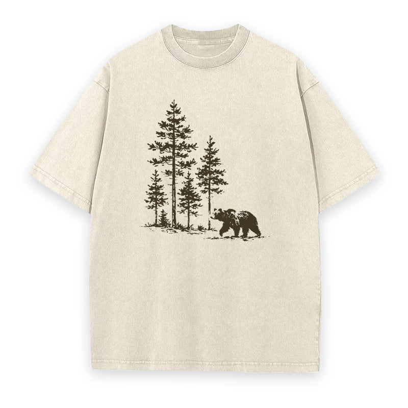Pine Forest Bear Unisex Tee