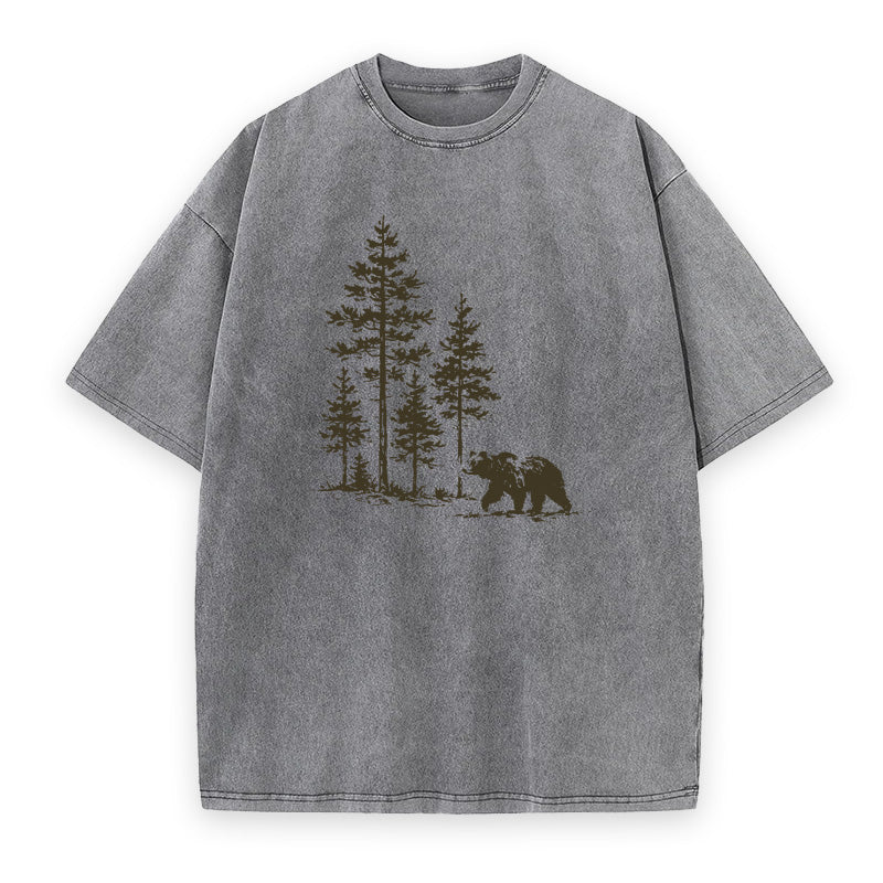 Pine Forest Bear Unisex Tee