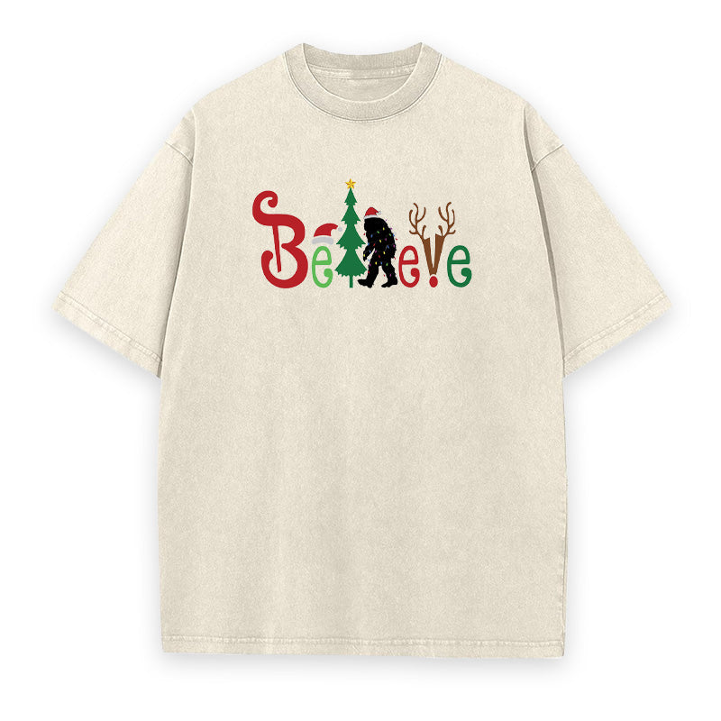 Believe Big Foot Unisex Tee