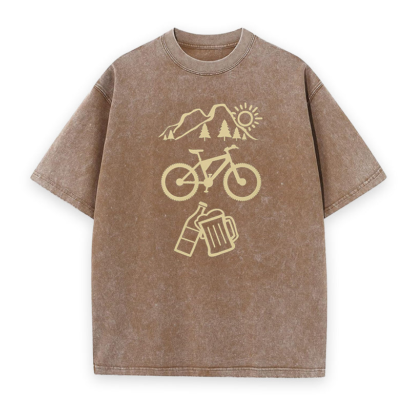Mountain Bike And Beer Tee