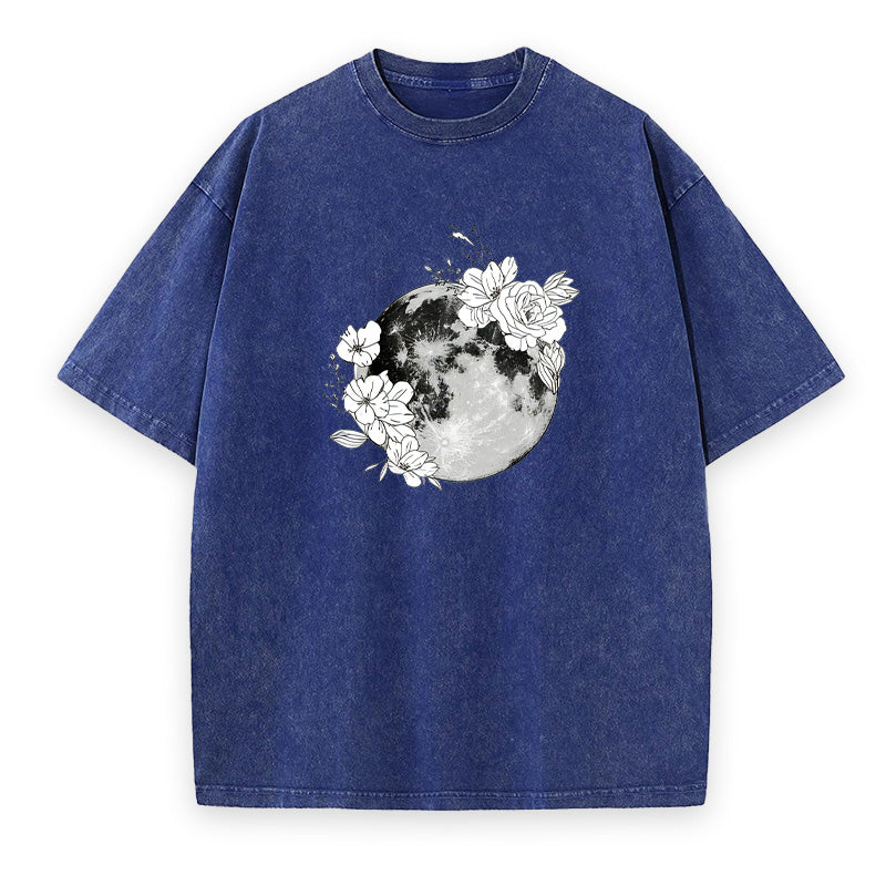 Floral Moon Unisex Tee