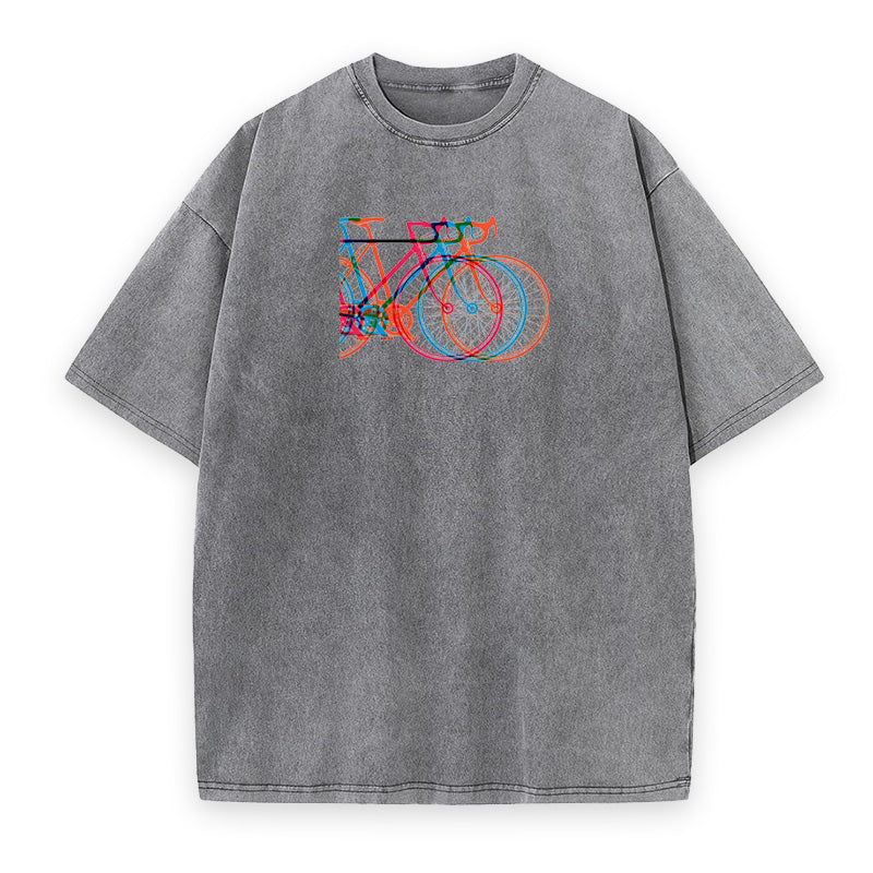 Colorful Bicycle Unisex Tee