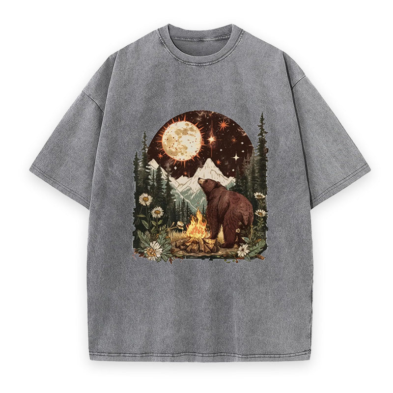 Campfire Bear Unisex Tee