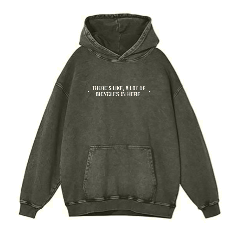 Theres like a lot of bicycles in here hoodies
