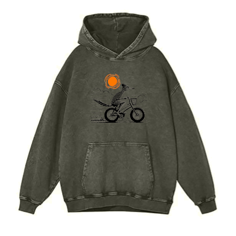 Retro Roadrunner Bicycle hoodies