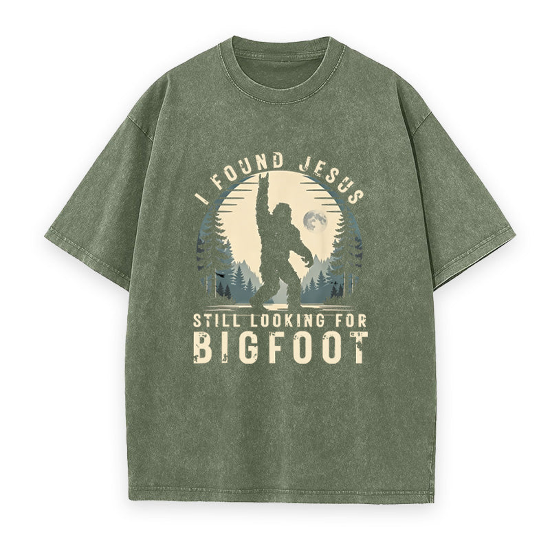 Found Jesus Still Hunting Bigfoot Unisex Tee