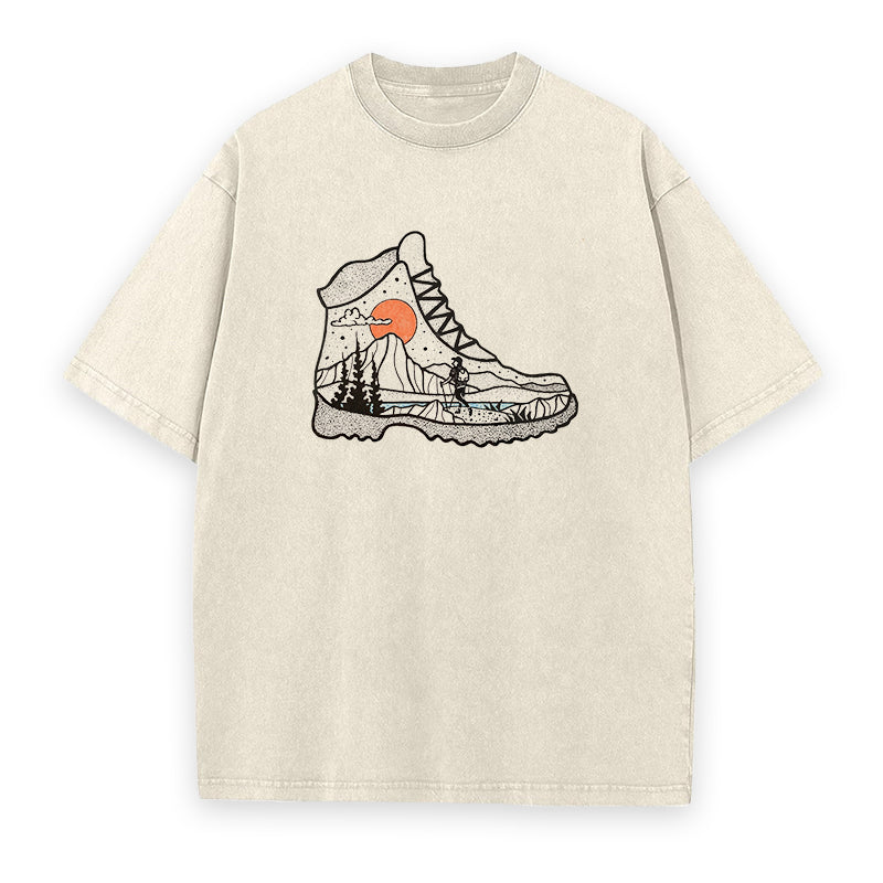 Hiking Boot Unisex Tee