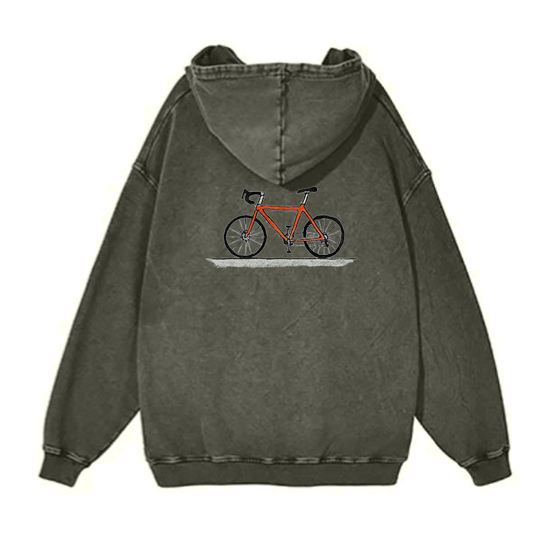Red road bike Back design hoodies