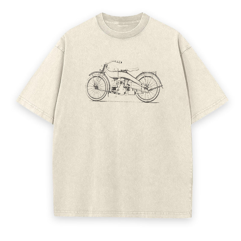 Vintage Motorcycle Unisex Tee