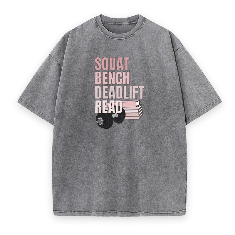 Squat Bench Deadlift Read Unisex Tee