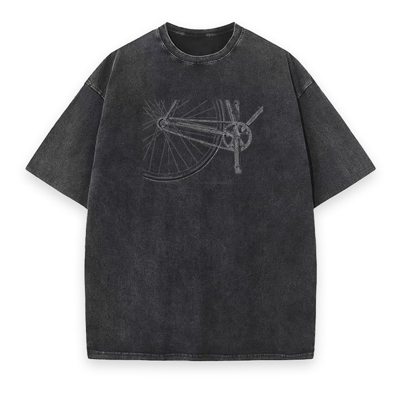 Vintage Bicycle Art Unisex Tee