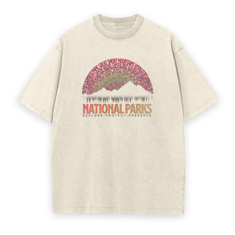 National Parks Sunset Unisex Tee