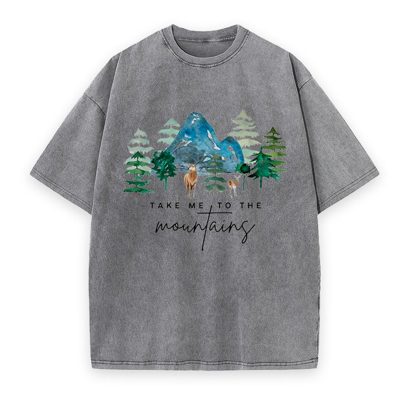 TAKE ME TO THE MOUNTAINS Unisex Tee