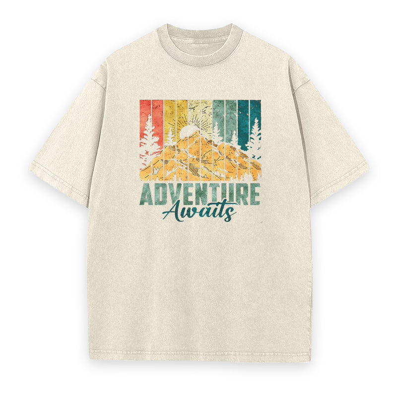 Retro Adventure Awaits Tee