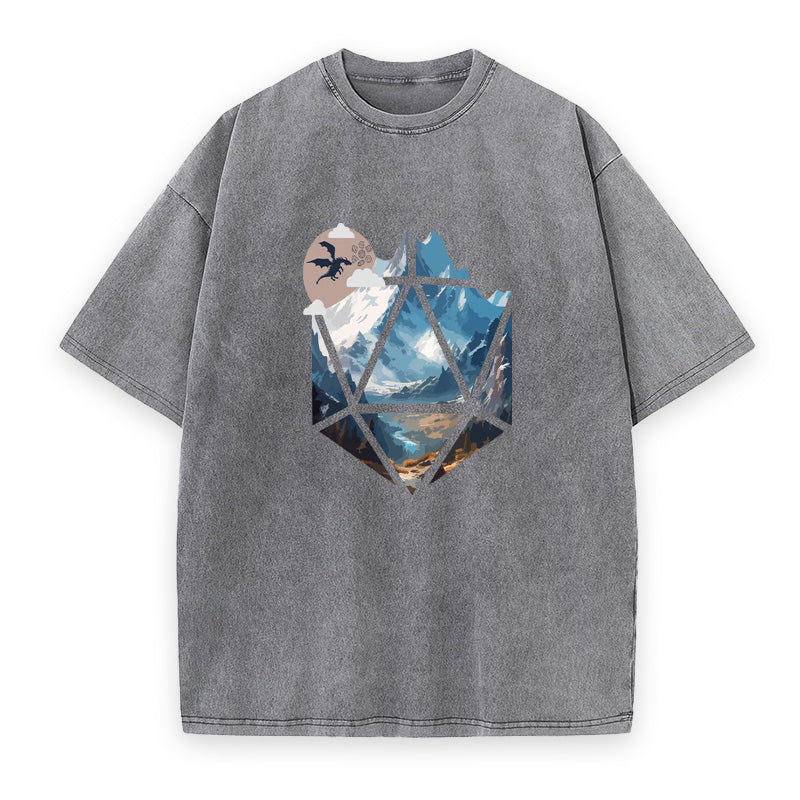 Snow Mountain View Unisex Tee
