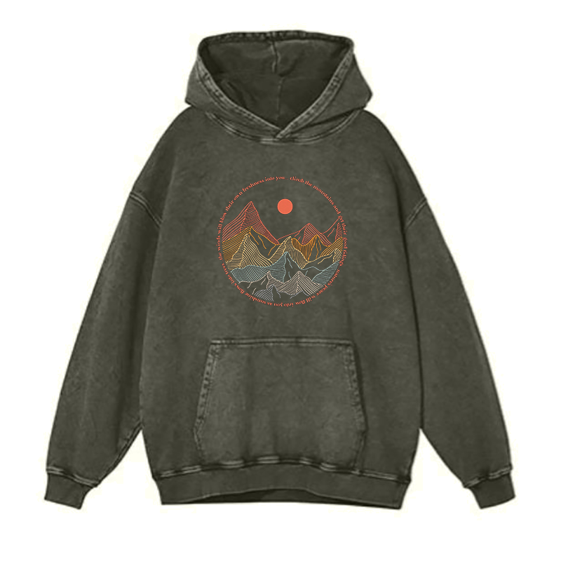Climb the Mountains hoodies