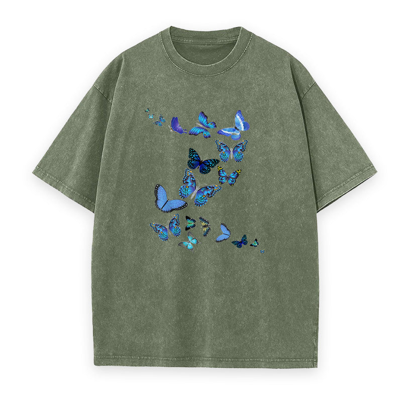Blue Butterflies Unisex Tee
