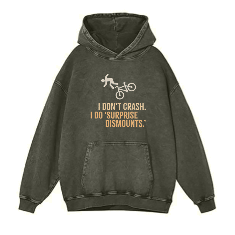 Bike Humor Tee Crash hoodies